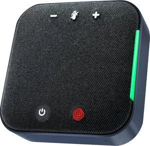 Conference Speaker and Microphone Bluetooth Speakerphone with 4 Mics,USB C,360°Voice Pickup & Noise Cancellation on Microphone or Speaker for Work/Teams/Zoom/Home Office