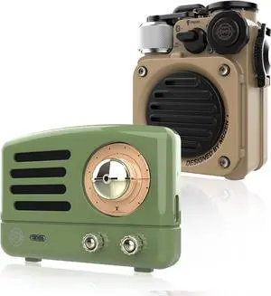 Muzen Wild Mini Rugged Outdoor Speaker, OTR Magnetic Sticker Speaker Portable Bluetooth Speaker,Apply for Metal Surface, Wireless Bluetooth 5.0