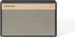 Crosley Montero Speaker - Black: Powerful 20 W Bluetooth Speaker, Built-in Lithium Battery and USB Mobile Phone Charger, Perfect for Parties and Meetings