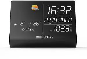 Weather Station and Bluetooth Speaker WSP1300 Black - 1 Outdoor Sensor - Supplied with Power Supply