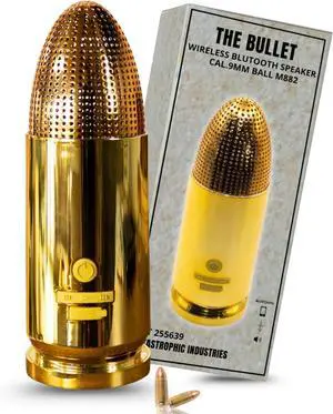 Bullet Bluetooth Speaker  Portable Wireless, IPX5 Waterproof, 810Hr Battery, USB-C, TWS Pairing, Volume Control, 70ft Range for Home/Party/Outdoor/Beach