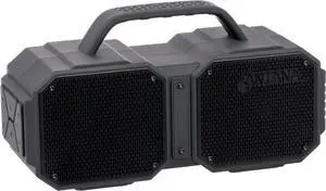 SANTANA BY CARLOS SANTANA Europa Bluetooth Speaker, Shock Portable Bluetooth Speaker, 40W Portable Outdoor & Wireless Speaker - Black