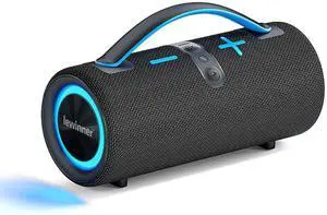 Portable Speakers Bluetooth Wireless, 60W Waterproof Bluetooth Speaker Loud with 360° HD Sound/BT 5.4/All Day Play/IPX6/Stereo Pairing/EQ/Hands-Free, Outdoor Speaker for Party/Home/Golf