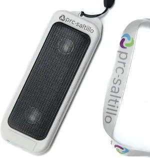 VersaSpeaker Portable Bluetooth Speaker, Compact Size, Loud Volume, Water-Resistant, Lanyard Attachment, Long Battery Life, Pocketable