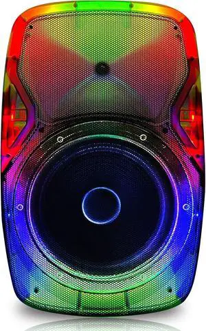 STAR-115 15''Woofer Portable Bluetooth Speaker with Flame Light,Blazing Powerful Sound,Unparalleled Stereo Sound, 10M(33ft) Wireless Range,for Home/Outdoor,Birthday Gift