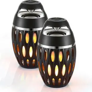 Outdoor Bluetooth Speakers, Gifts for Men Him, Tiki Torch Lantern Wireless Speakers, Birthday Gifts for Men, Cool Gadgets for Dad Mom Women, Garden Patio Decro