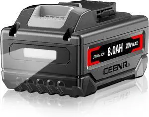 CEENR DCB200 8.0Ah Lithium ion Batteries Replacement for Dewalt 20 Volt Battery Compatible with Dewalt Battery Charger