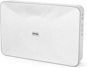 Bluetooth Speaker White 60W, with AUX3.5mm/USB Port for PC and TV, Speaker Can be Hung on The Wall, Suitable for Small Stores (Pin:9898)
