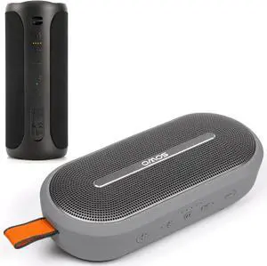 SOWO Waterproof Bluetooth Speaker Wireless- Portable Speaker Loud with Built-in Subwoofer and Tweeter, Extra Bass, Stereo Sound, IP67, Colorful Lights for Party, Outdoor, Camping