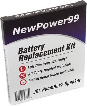 NP99sp NewPower99 Battery Replacement Kit for JBL BoomBox2 Speaker with Tools, Video Instructions, and Long Lasting Battery