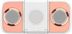 Portable Waterproof Bluetooth Speaker, Wireless Outdoor Speaker Shower Speaker, with HD Sound, Support TF Card, Suction Cup, 12H Playtime, for Kayaking, Boating, Hiking(Pink)