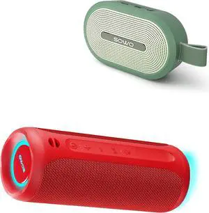 SOWO Wireless Bluetooth Speaker, Ultra Portable Magnetic Speaker, Coverless IP67 Waterproof Design, 24 H Playtime, Small Speaker with Pro Sound, for Indoors, Outdoors, Hiking and Golf Speaker