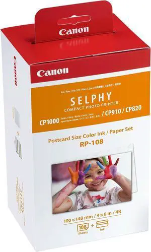 8568b001 (rp-108) Ink & Paper Combo Pack, Tri-Color
