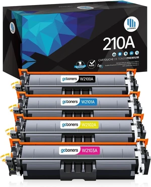 210A W2100A Toner Replacement for HP 210X W2100X Cartridge with Latest Chip for Color Laser Pro 4301fdw 4301fdn 4201dn 4201dw 4301dw 4-Pack 210A W2100A Toner Replacement for HP 210X W2100X Cartridge with Latest Chip for Color Laser Pro 4301fdw 4301fdn 4201dn 4201dw 4301dw 4-Pack