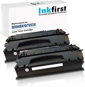 2 Inkfirst Compatible Toner Cartridges Replacement for HP Q5949X Q7553X 49X 53X LaserJet 3390 3392 M2727 MFP M2727nf MFP M2727nfs MFP P2015 P2015d P2015dn P3015x1320 1320n 1320nw 1320t 1320tn 2 Inkfirst Compatible Toner Cartridges Replacement for HP Q5949X Q7553X 49X 53X LaserJet 3390 3392 M2727 MFP M2727nf MFP M2727nfs MFP P2015 P2015d P2015dn P3015x1320 1320n 1320nw 1320t 1320tn