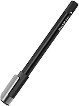 Moleskine Pen+ Ellipse Smart Pen - Designed for Use With Notes App for Digitally Storing Notes (Only Compatible With Smart Notebooks, Sold Separately), Black, One Size (718889)