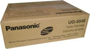 UG-5540 Panasonic Black Toner Cartridge - Black - Laser - 10000 Page - 1 Each