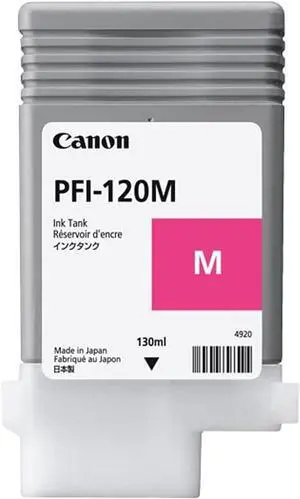 Canon PFI-120M (2887C001AA) Standard Yield Ink Cartridge (Magenta) in Retail Packaging Canon PFI-120M (2887C001AA) Standard Yield Ink Cartridge (Magenta) in Retail Packaging