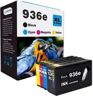 936XL 936 Ink Cartridges Combo Pack: Replacement for HP 936e Ink 936XL Black and 936 Color Combo Pack for HP OfficeJet Pro 9125e 9120e 9730e 9130 9135e 9122e 9128e 9110b 9120b 9130b 9130e Printer