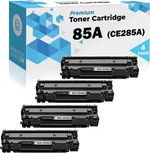 Ultra Toner® Compatible Replacement for HP 85A CE285A Black Toner Cartridge Laserjet Pro P1102 P1102w P1109w M1130 M1132 M1134 M1136 M1137 M1138 M1139 M1212nf M1213nf M1214nfh M1216nfh M1217nfw (4PK)