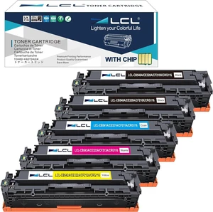 LCL Remanufactured Toner Cartridge for HP 131X 128A 131A CF210X CF210A CF211A CF212A CF213A (5-Pack 2Black Cyan Magenta Yellow) for HP LaserJet Pro 200 Color M251n M251nw MFP M276n MFP M276nw LCL Remanufactured Toner Cartridge for HP 131X 128A 131A CF210X CF210A CF211A CF212A CF213A (5-Pack 2Black Cyan Magenta Yellow) for HP LaserJet Pro 200 Color M251n M251nw MFP M276n MFP M276nw