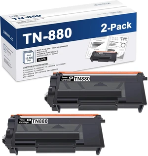 TN-880 TN880 Toner Cartridge High Yield 2 Pack Replacement for Brother TN 880 HL-L6200DW HL-L6250DW HL-L6300DW HL-L6400DW HL-L6400DWT MFC-L6700DW MFC-L6750DW MFC-L6800DW Printer Toner, Black TN-880 TN880 Toner Cartridge High Yield 2 Pack Replacement for Brother TN 880 HL-L6200DW HL-L6250DW HL-L6300DW HL-L6400DW HL-L6400DWT MFC-L6700DW MFC-L6750DW MFC-L6800DW Printer Toner, Black