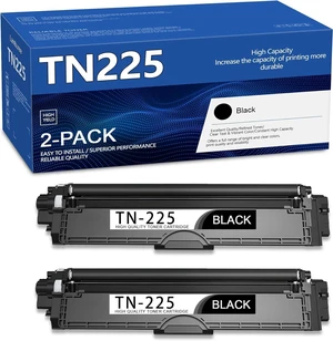 2-Pack TN225 Black Toner Cartridge Compatible Replacement for Brother TN-225 TN221 TN225bk MFC-9130CW MFC-9330CDW MFC-9340CDW DCP-9020CDN HL-3140CW HL-3150CDN HL-3170CDW HL-3180CDW Printer 2-Pack TN225 Black Toner Cartridge Compatible Replacement for Brother TN-225 TN221 TN225bk MFC-9130CW MFC-9330CDW MFC-9340CDW DCP-9020CDN HL-3140CW HL-3150CDN HL-3170CDW HL-3180CDW Printer