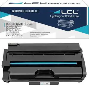 LCL Compatible for Ricoh 408284 SP 3710X SP 3710DN (1-Pack, Black) Toner Cartridge for Ricoh Printers SP3710X SP3710DN