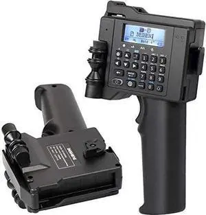 BESHENG Handheld Printer PT2000SE, Portable Handheld Inkjet Printer with Quick-Drying Ink Cartridge, Handheld Mobile Inkjet Code Printer for Label/Production Date/Time/Barcode/QR Code
