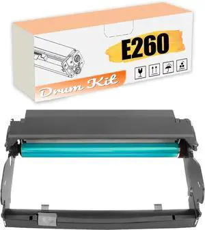 LISTWA E260 E260X22G E260X42G Drum Kit Compatible for Lexmark E260 E260D E260DN 360 360D E360DN E360N E460DN E460DW E460dtn E462dtn Printers, High Yield 30,000 Pages 1 pcs
