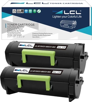LCL Compatible Toner Cartridge for Dell M11XH 331-9805 331-9803 311-9805 C3NTP B2360d 8500 Pages (2-Pack Black) for Dell B2360d B2360dn B3460dn B3465dn B3465dnf LCL Compatible Toner Cartridge for Dell M11XH 331-9805 331-9803 311-9805 C3NTP B2360d 8500 Pages (2-Pack Black) for Dell B2360d B2360dn B3460dn B3465dn B3465dnf