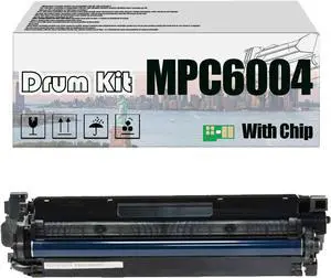MP C6004 MPC6004 Imaging Drum Kit, Compatible for Ricoh MP C4504 C4504ex C5504 C5504SP C6004 C6004ex Gestetner DSC1245EX DSC1260EX PrintersHigh Print Volume with Ch Cyan*1