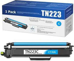 TN-223C TN223 High Yield Toner Cartridge Replacement for Brother TN 223 MFC-L3770CDW L3710CW L3750CDW L3730CDW HL-3210CW 3230CDW 3270CDW 3230CDN 3290CDW DCP-L3510CDW L3550CDW Printer (1 Pack,Cyan)