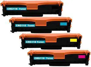 InkSpire 4PK Compatible CRG 118 Toner for MF8380cdw, MF8580cdw Toner, MF8350cdn MF726cdw MF729cdw LBP7660cdn InkSpire 4PK Compatible CRG 118 Toner for MF8380cdw, MF8580cdw Toner, MF8350cdn MF726cdw MF729cdw LBP7660cdn