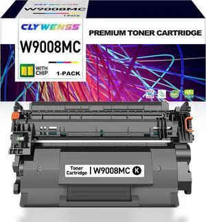 W9008MC Black Toner Cartridge Replacement for HP W9008MC W9008 for Managed E50145dn Flow MFP E52645c E52645dn Printer (High Capacity-23,000 Pages, 1-Pack)