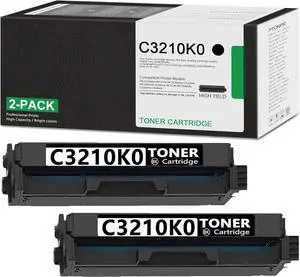 C3210K0 Toner Cartridge High Yield Compatible 2 Pack C3210K0 Toner Cartridge Replacement for Lexmark C3210K0 C3426dw C3224dw MC3426adw MC3224dwe MC3224adwe MC3326adwe Printer Ink, Black