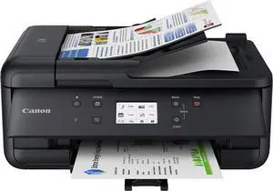Canon PIXMA TR7620 Wireless Home Ofce All-in-One Inkjet Printer with ADF, Black (4452C003)