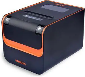 Rongta POS Printer, 80mm Thermal Receipt Printer with Auto Cutter, USB Serial Ethernet Interface, Support Windows/Mac/Linux Cash Drawer, Restaurant Kitchen Printer for ESC/POS, No Bluetooth (RP332)
