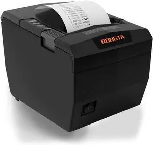 Rongta POS Receipt Printer, 80mm Thermal USB Receipt Printer with Auto Cutter, Cash Drawer Support, USB/Serial/Ethernet for Windows/Mac/Linux  Ideal POS Printer for Kitchen and Retail Use (RP327-USB)