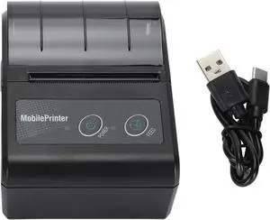 Receipt Thermal Printer, Mini Tickets Printing 58mm Portable Thermal Receipt Printer for Small Business Sales