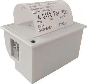 MicroMall Maikrt Embedded Small Thermal Printer 1224V Micro Thermal Receipt Printer Serial Port Microcontroller Secondary Development MCU Printing Module TTLRS232, C209H, 82*58*44MM, Black