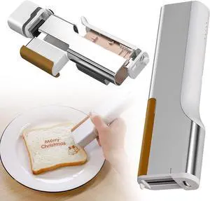 Printer Pen Mini Food Printer Portable Inkjet Pen Print 1200mAh Mini Handheld Printer Edible Ink Food Printing DIY Bread Coffee Latter Printing