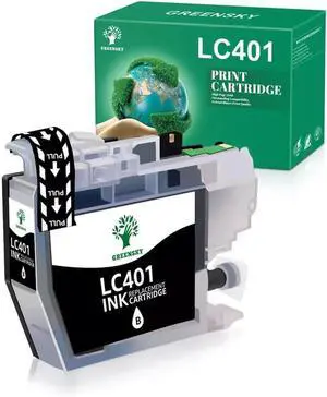 1x LC401 Black Ink Cartridge Universally Compatible with MFC-J1012DW MFC-J1170DW