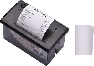 Thermal Printer Embedded Thermal Receipt Printer 58MM Mini Printing Module Low Noise with USB/RS232/TTL Serial Port Support ESC/POS Commands Easy to Use