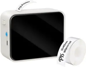 Thermal Printer Portable Bluetooth Labeller P15 Wireless Thermal Label Printer Inkless Printer DIY Adhesive Label Sticker Easy to Use