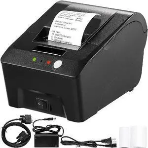 Receipt Printer Thermal Receipt 58 mm Label Printer ESC/POS USB 90mm/sec Printing Speed for Beginners DIY Use