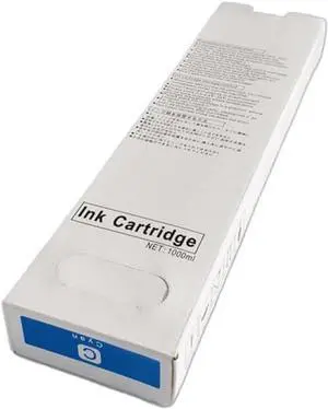 Compatible CC Ink Cartridge for Riso Comcolor Inkjet Printer Models 3010R 3050R 7050R 9050R 1000ml in BK C M Y Colors(Cyan)