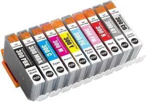 Compatible Ink Cartridge PFI300 PFI 300 PFI-300 for ImagePROGRAF PRO300 PRO 300 Printer(1pcs-CO)