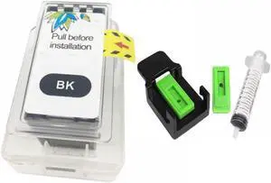Einkshop Refill Kit for PG 243 CL 244 Ink Cartridges Compatible with TS3300 Printer(BK with Tool)