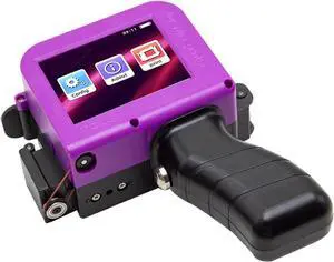 Mini Portable Handheld Inkjet Printer Production Date QR Code Label Encoder 12.7mm Supporting Multiple Language Systems(Printer - 1 Ink)